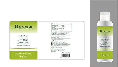 Hansor Antibacterial Hand Sanitizer 59ml (Hansor Antibacterial Hand Sanitizer 59ml)
